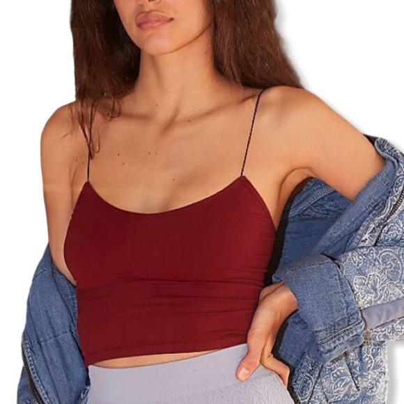 Free People Tops - FREE PEOPLE Brami Skinny Strap Crop Top XS/SM NEW